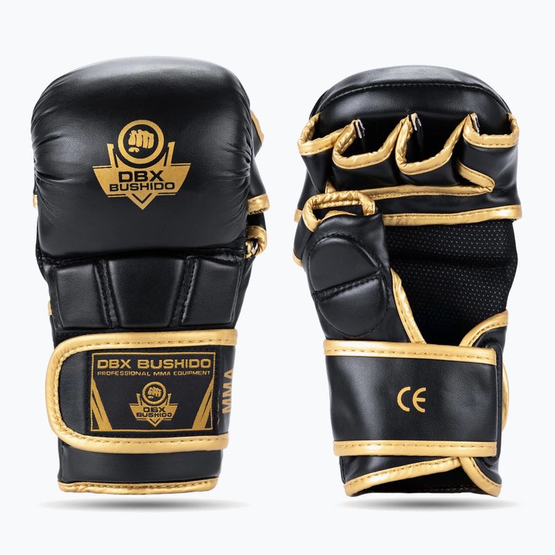 DBX BUSHIDO Master MMA Grappling Handschuhe schwarz/gold