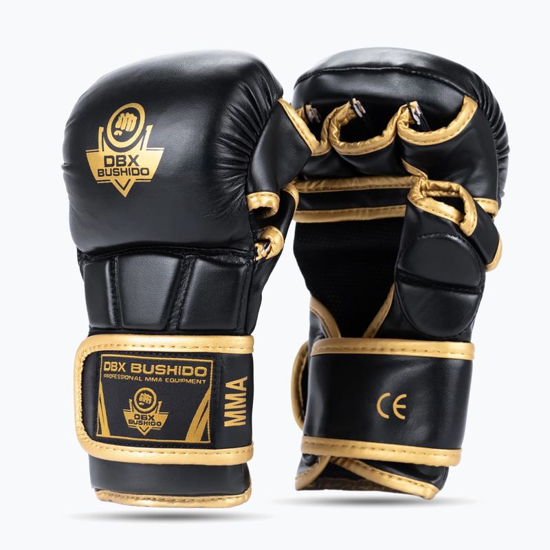 DBX BUSHIDO Master MMA Grappling Handschuhe schwarz/gold