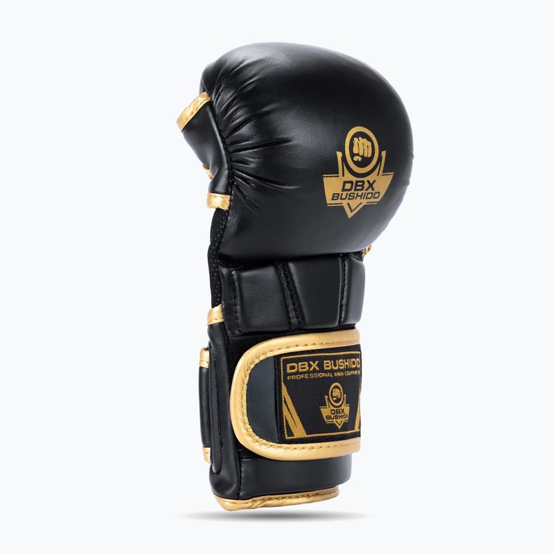 DBX BUSHIDO Master MMA Grappling Handschuhe schwarz/gold 4