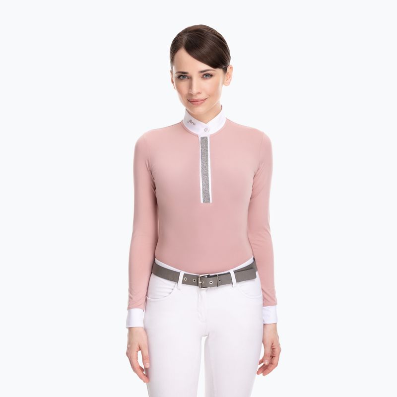Women's competition longsleeve shirt Fera Stardust pink 1.1.l