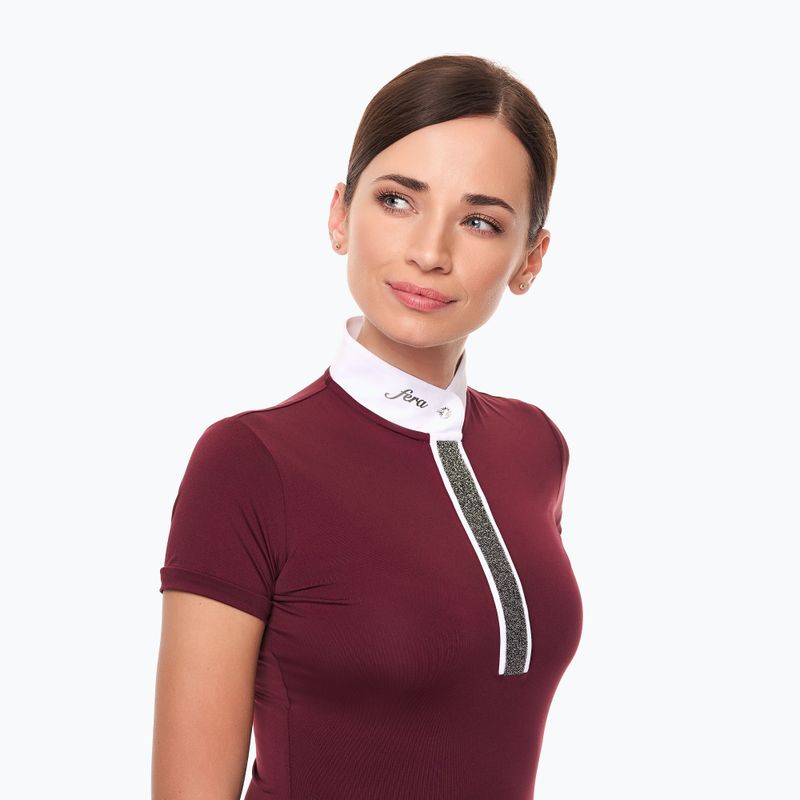 Fera Stardust Frauen Wettbewerb Shirt kastanienbraun 1.1 2