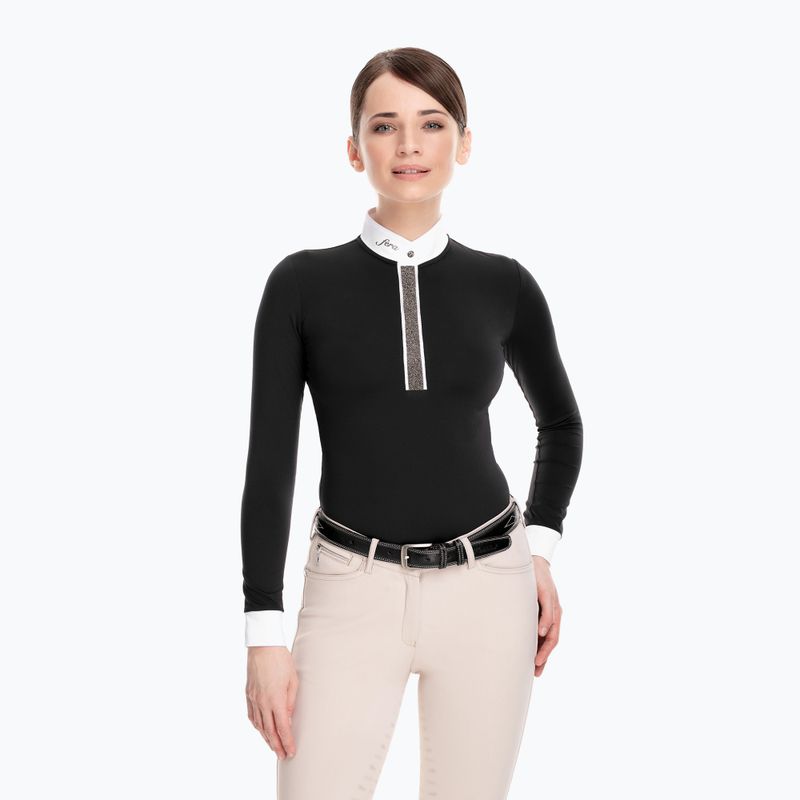 Women's longsleeve competition shirt Fera Stardust schwarz 1.1.l