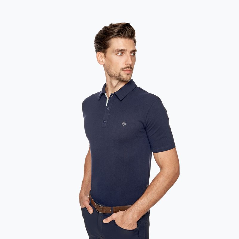Herren-Reithemd Fera Polo Sin navy blau 2.4. 2
