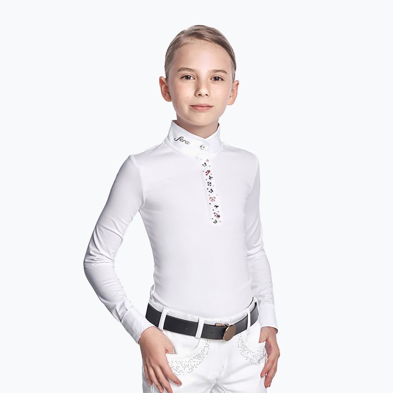 Fera Kinder Wettbewerb Shirt weiß mit Schmetterlingen 3.1