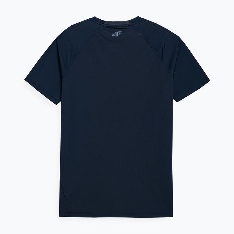 Herren 4F Trainings-T-Shirt navy blau 4FSS23TFTSM163-31S 2