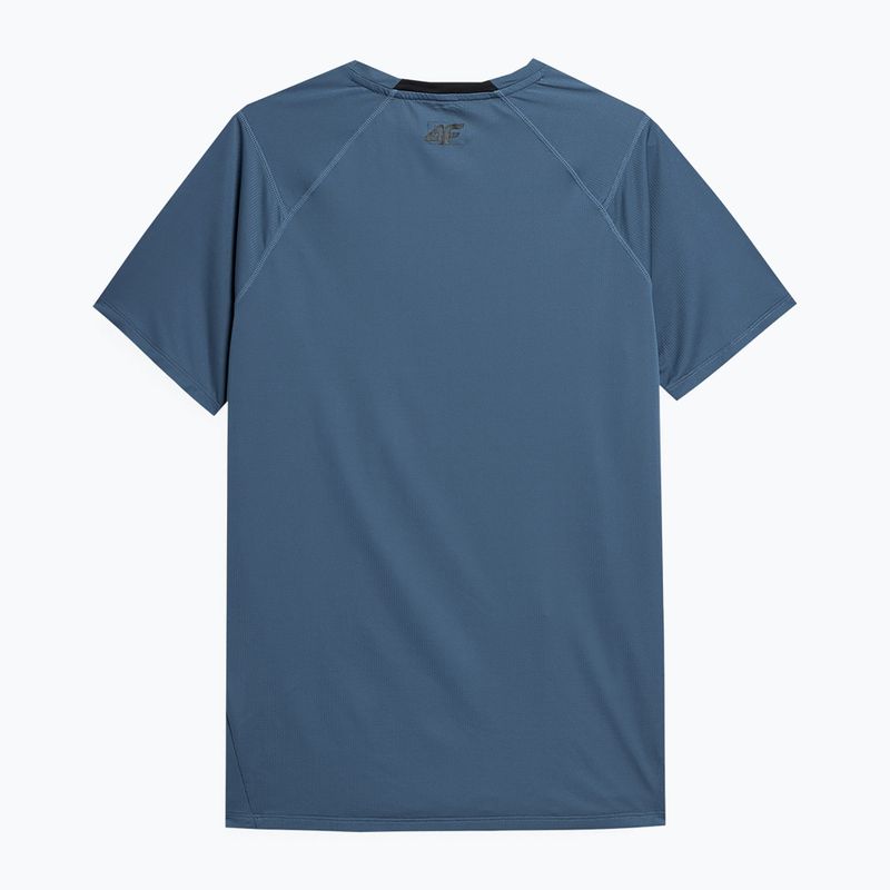 Herren Trainings-T-Shirt 4F blau 4FSS23TFTSM163-32S 2