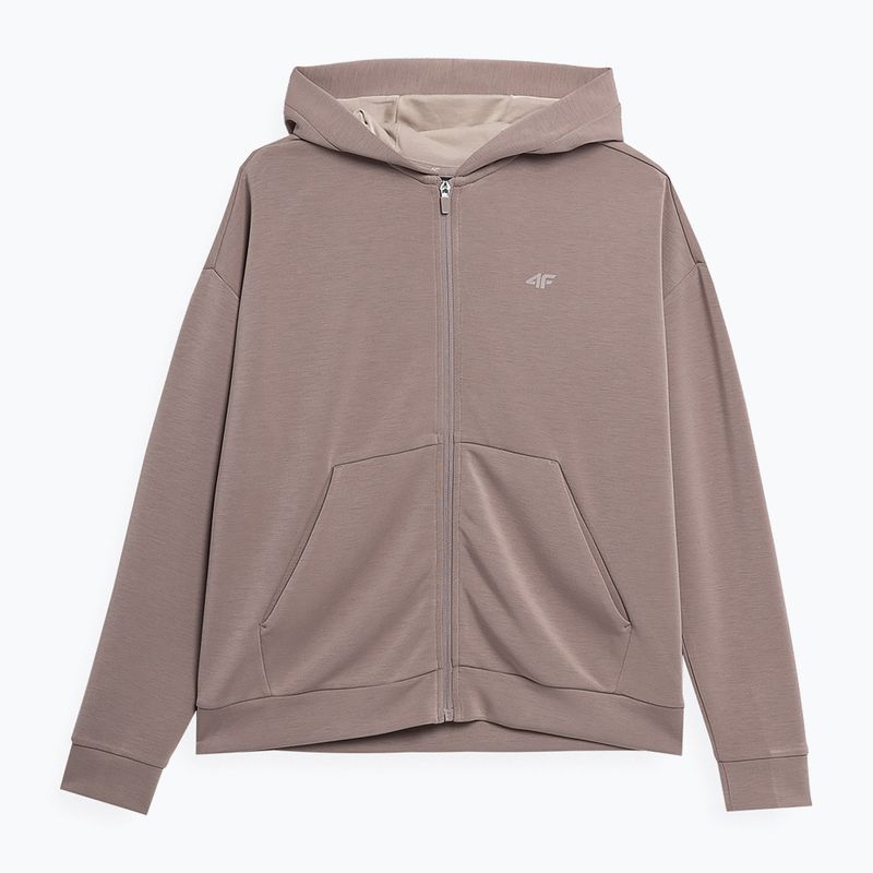 Damen Yoga-Sweatshirt 4F braun 4FSS23TSWSF213-82S