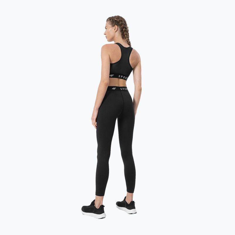 Damen-Leggings 4F schwarz 4FSS23TFTIF077-20S 3