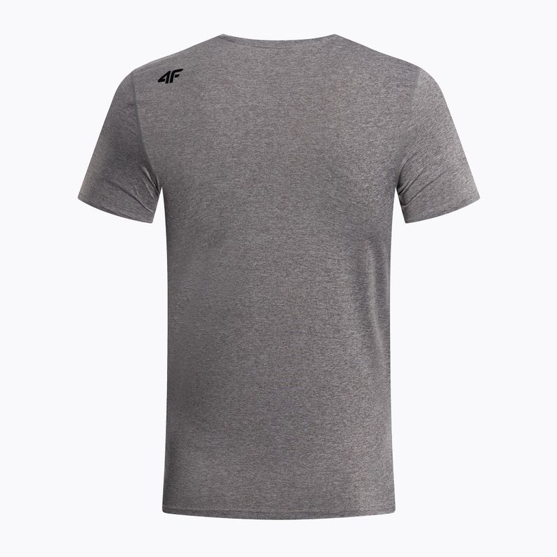 Herren Trainings-T-Shirt 4F grau 4FSS23TFTSM260-27M 2