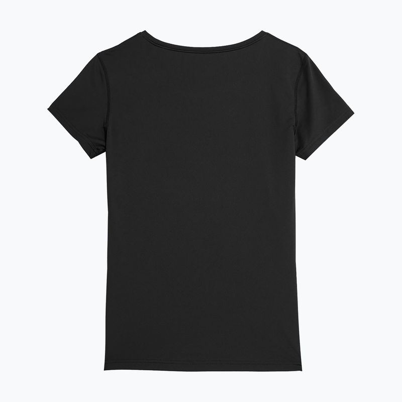 Damen-T-Shirt 4F F445 tiefschwarz 2