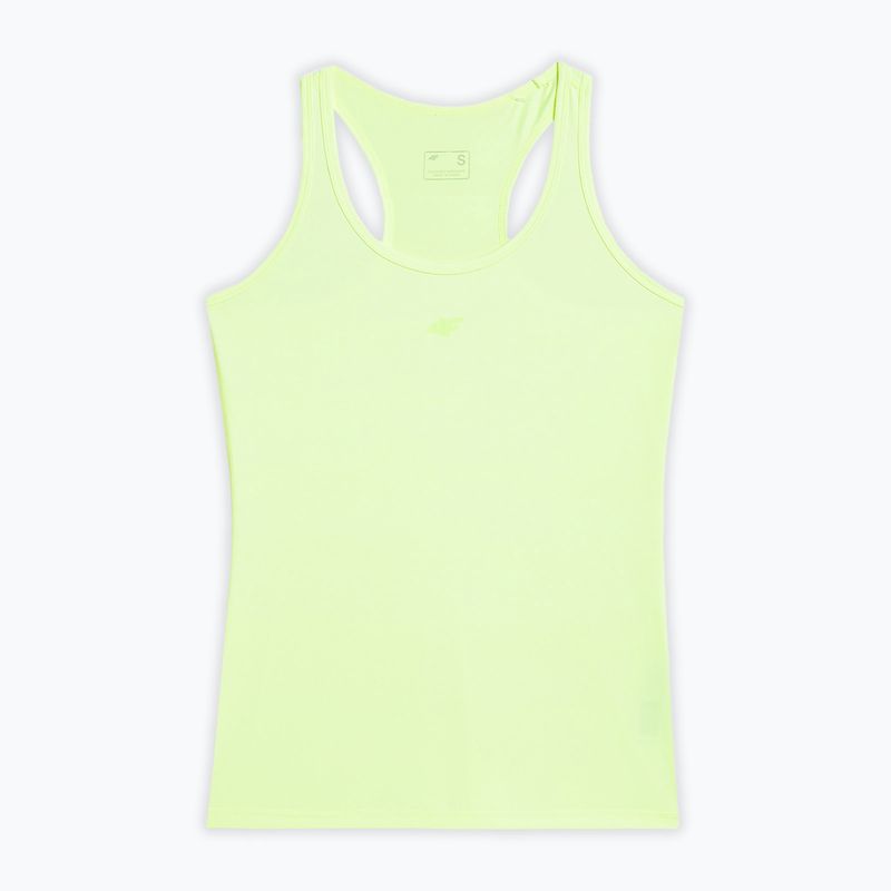 Damen-T-Shirt 4F F446 light lemon