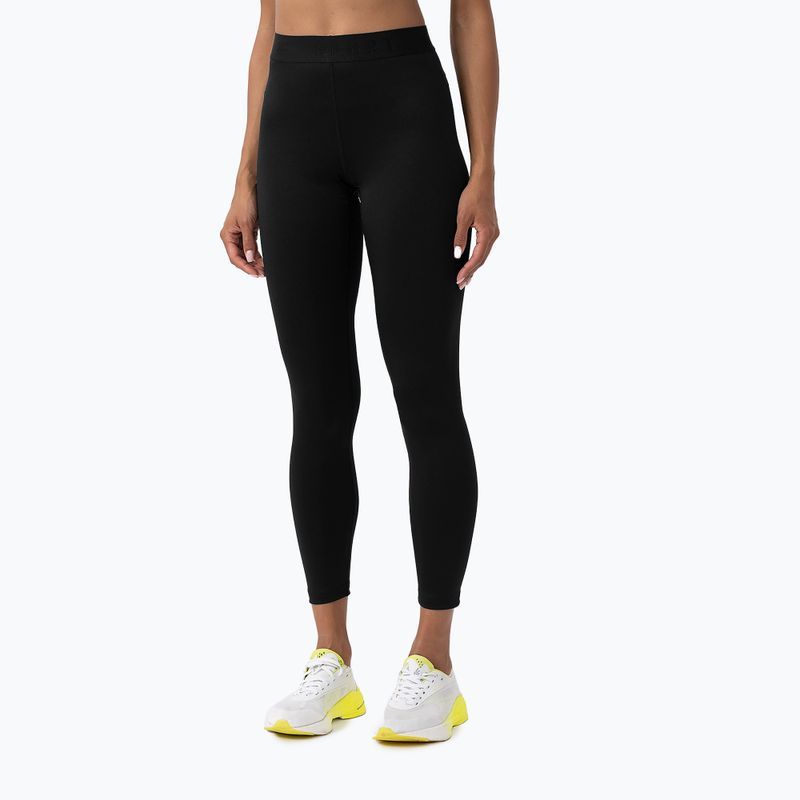 Damen-Leggings 4F F153 tiefschwarz