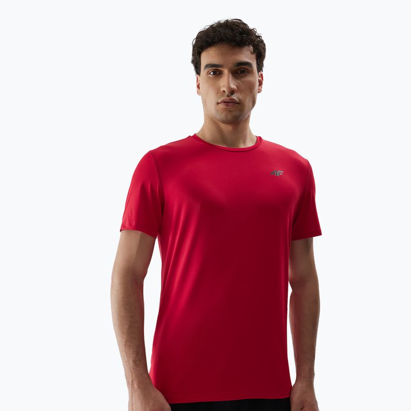 Herren Trainings-T-Shirt 4F M448 rot 3