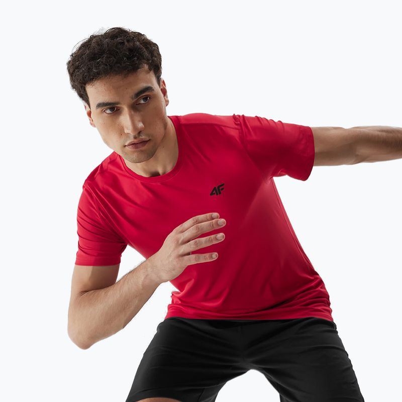 Herren Trainings-T-Shirt 4F M448 rot 6