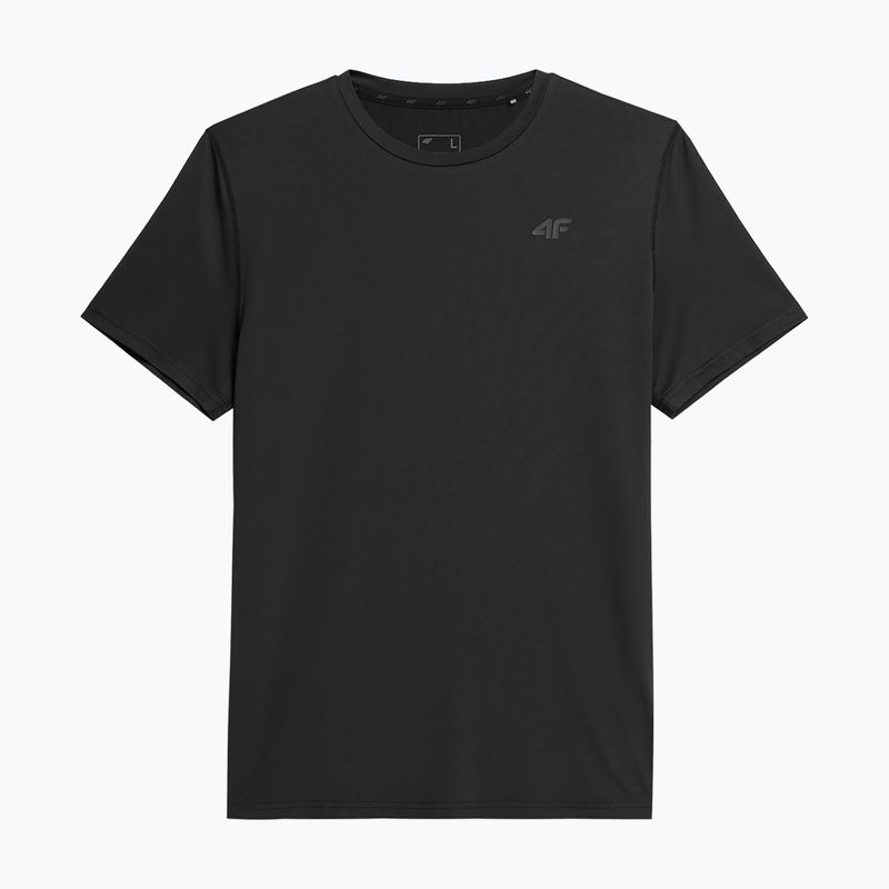 Herren-Trainings-T-Shirt 4F M448 tiefschwarz 4
