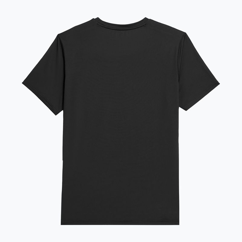 Herren-Trainings-T-Shirt 4F M448 tiefschwarz 5