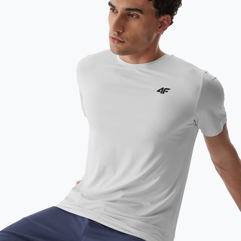 Herren-Trainings-T-Shirt 4F M448 weiß