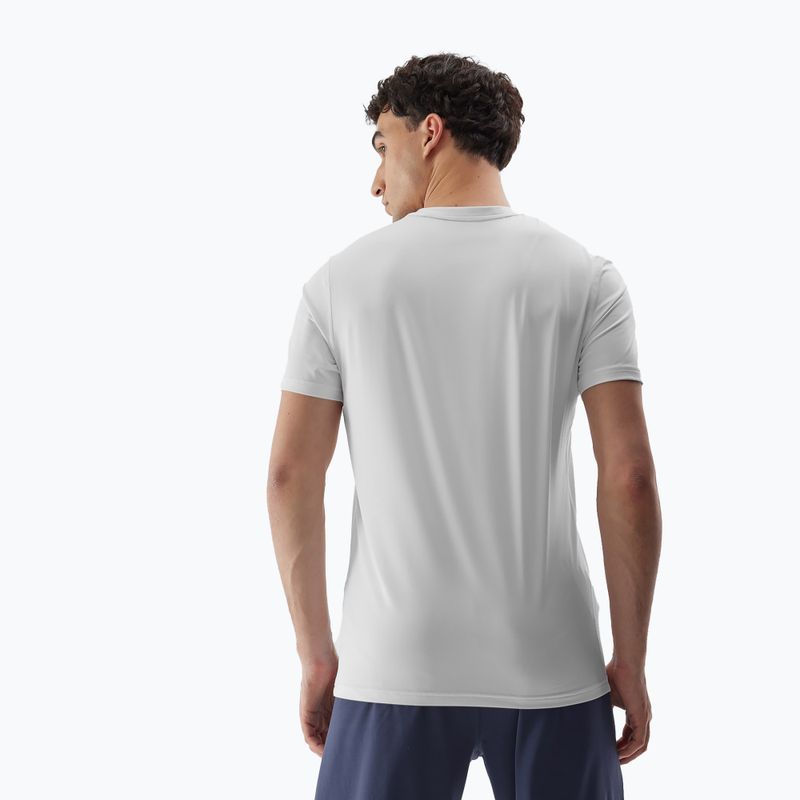 Herren-Trainings-T-Shirt 4F M448 weiß