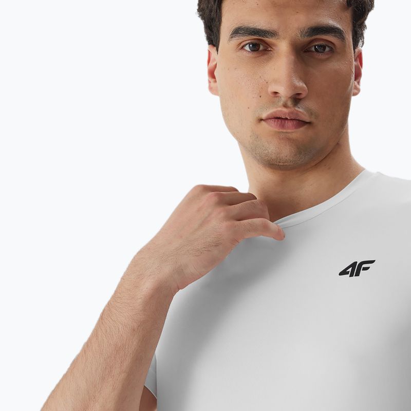 Herren-Trainings-T-Shirt 4F M448 weiß