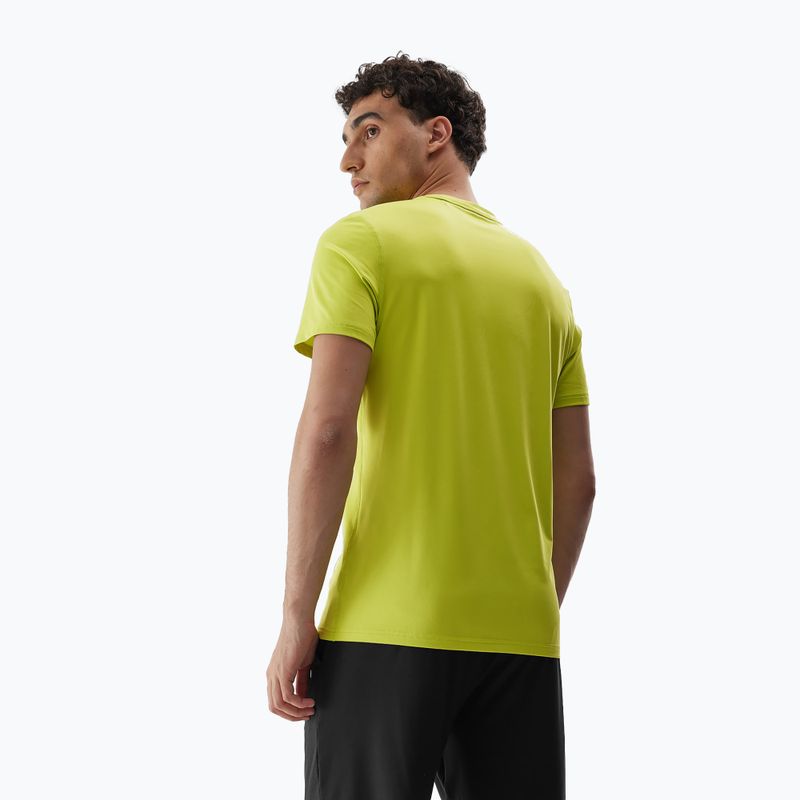 Herren-Trainings-T-Shirt 4F M448 kanarienvogelgrün 2
