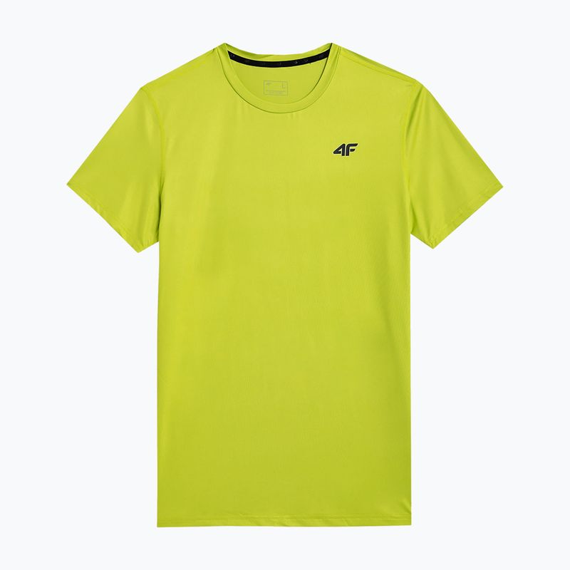 Herren-Trainings-T-Shirt 4F M448 kanarienvogelgrün