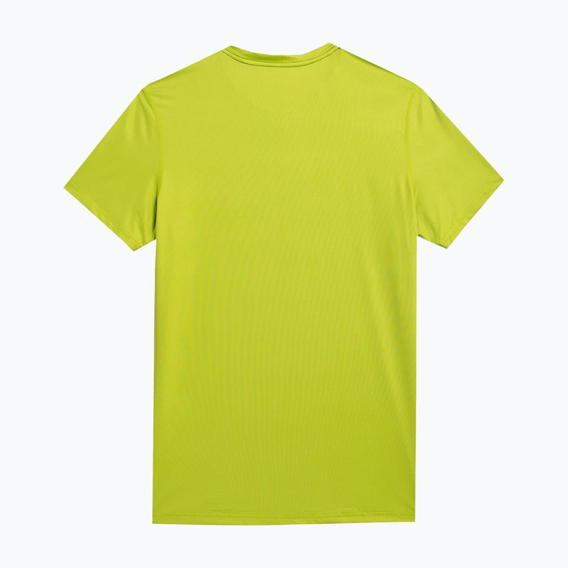 Herren-Trainings-T-Shirt 4F M448 kanarienvogelgrün