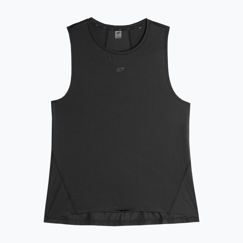 Damen Trainings-T-Shirt 4F F450 tiefschwarz