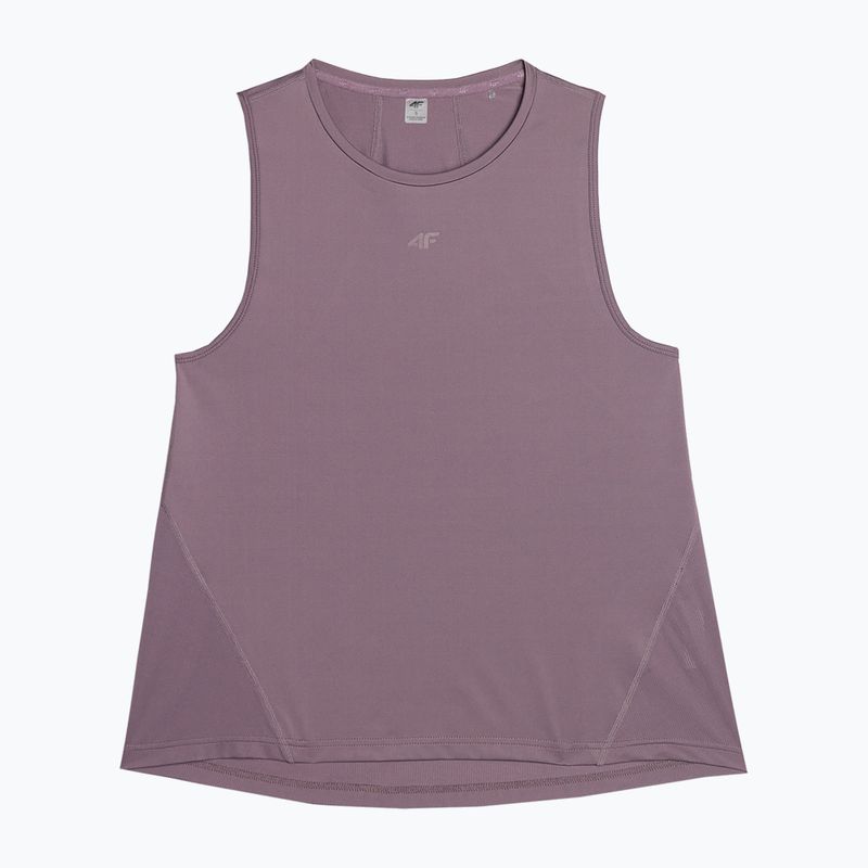 Damen Trainings-T-Shirt 4F F450 hellbraun