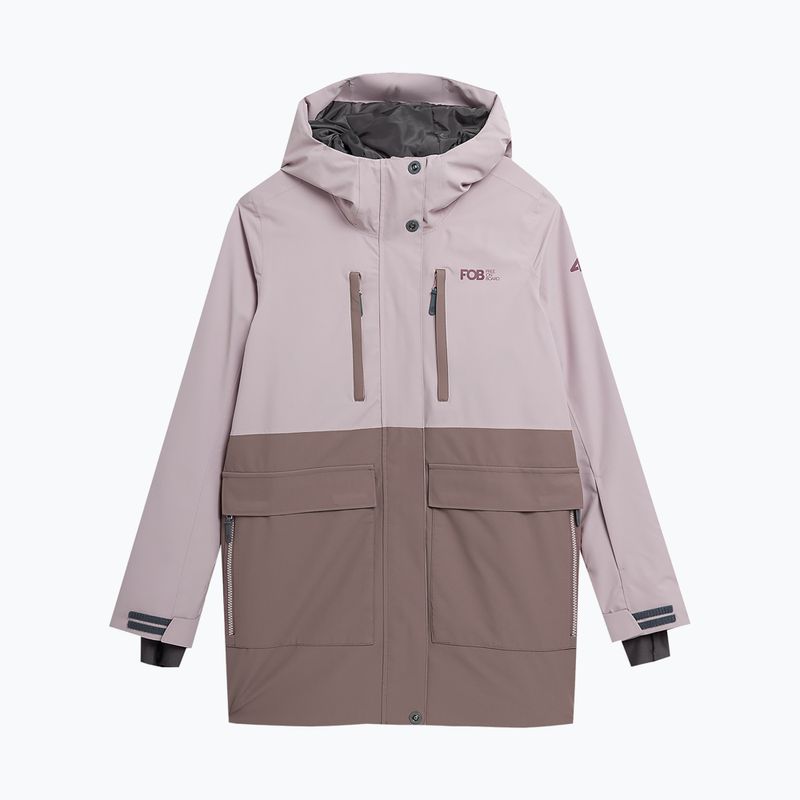 Damen-Snowboardjacke 4F F331 beige 3