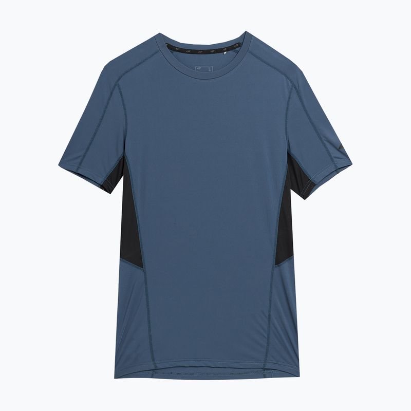 Herren-Trainings-T-Shirt 4F M451 denim