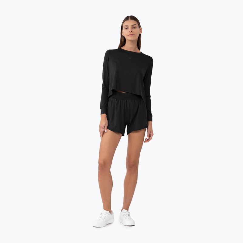 Damenshorts 4F F284 tiefschwarz