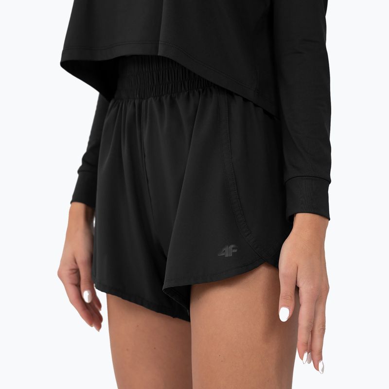 Damenshorts 4F F284 tiefschwarz
