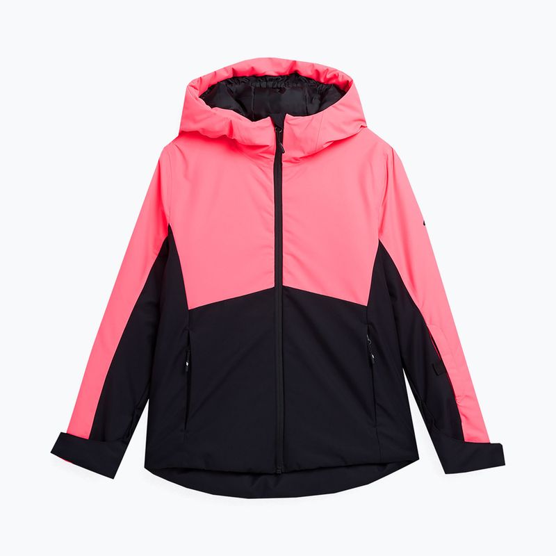 Kinder-Skijacke 4F F292 hot pink neon