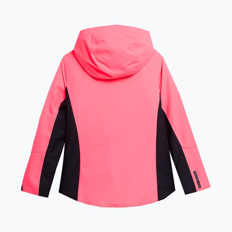 Kinder-Skijacke 4F F292 hot pink neon