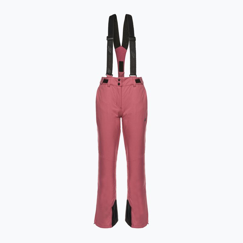 Damen-Skihose 4F F400 dunkelrosa 3