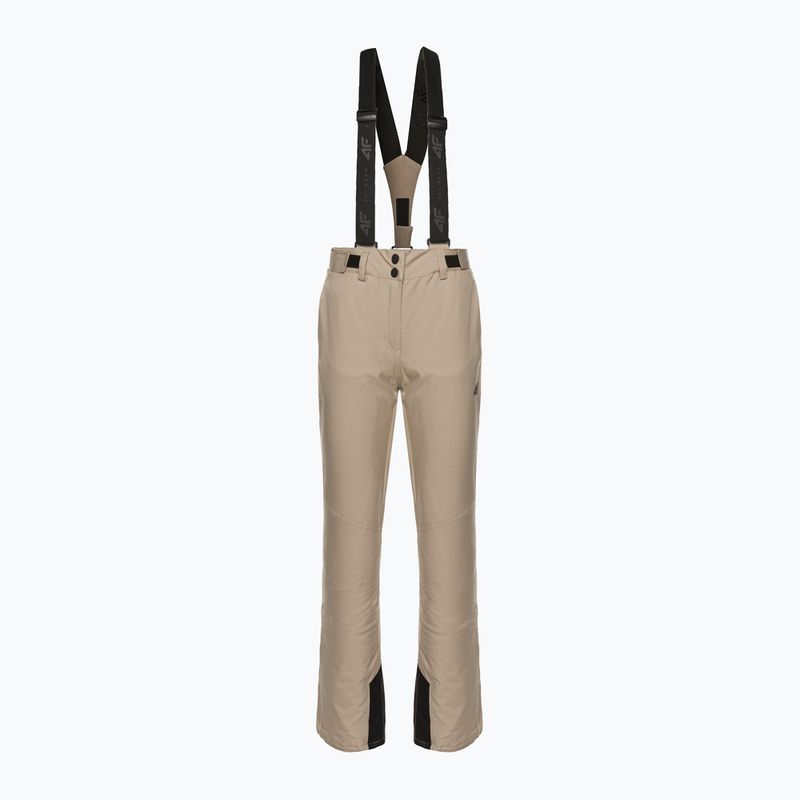 Damen-Skihose 4F F400 hellbraun 3