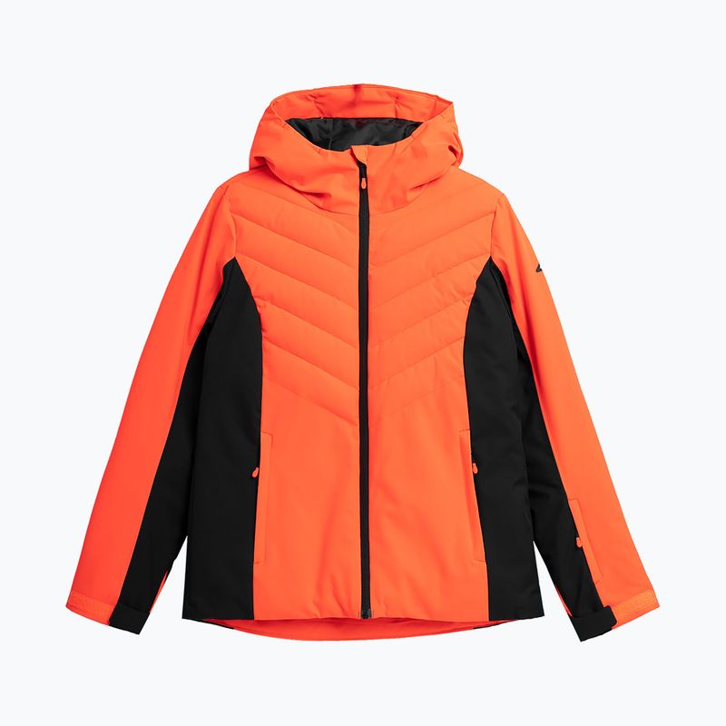 Damen-Skijacke 4F F122 koralle neon