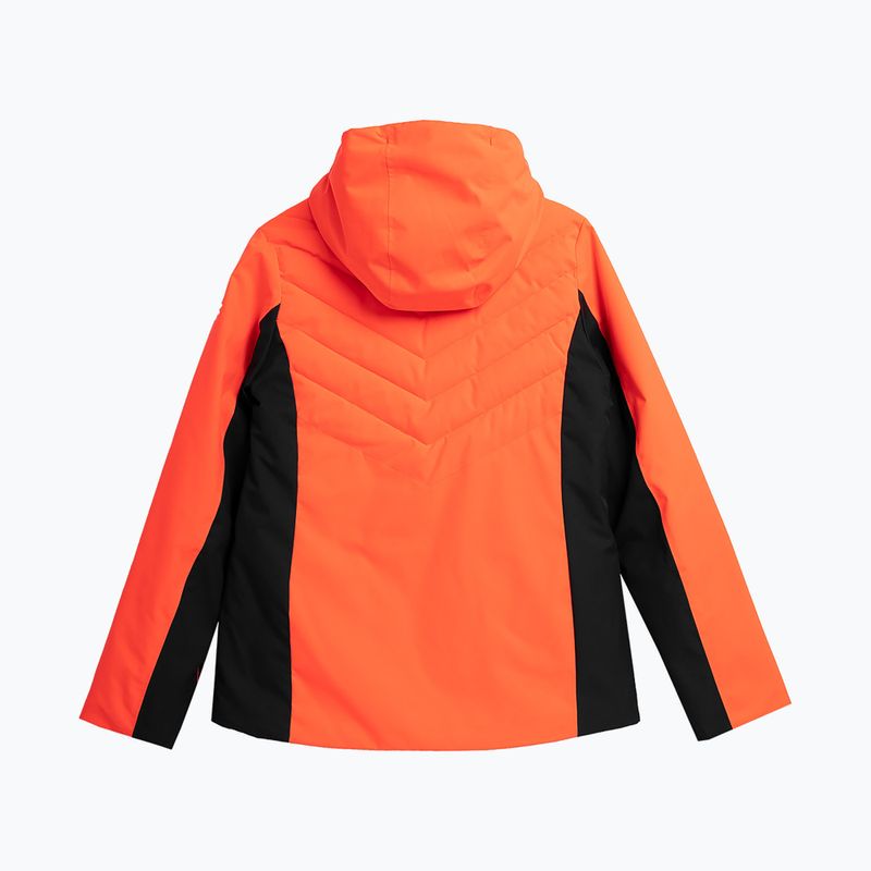 Damen-Skijacke 4F F122 koralle neon 2