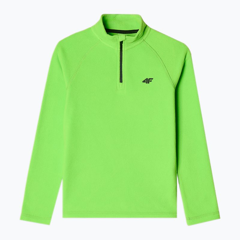 Thermoaktiver Sweatshirt Hoodie Kinder 4F M050 green