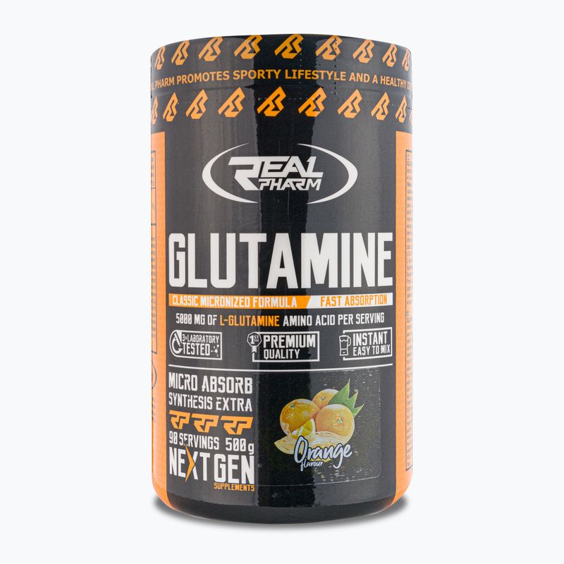 Glutamin Real Pharm Aminosäuren 500g orange 666268