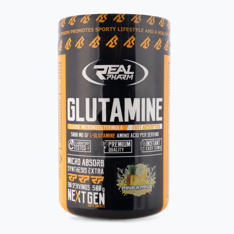 Glutamin Real Pharm Aminosäuren 500g Ananas 666480
