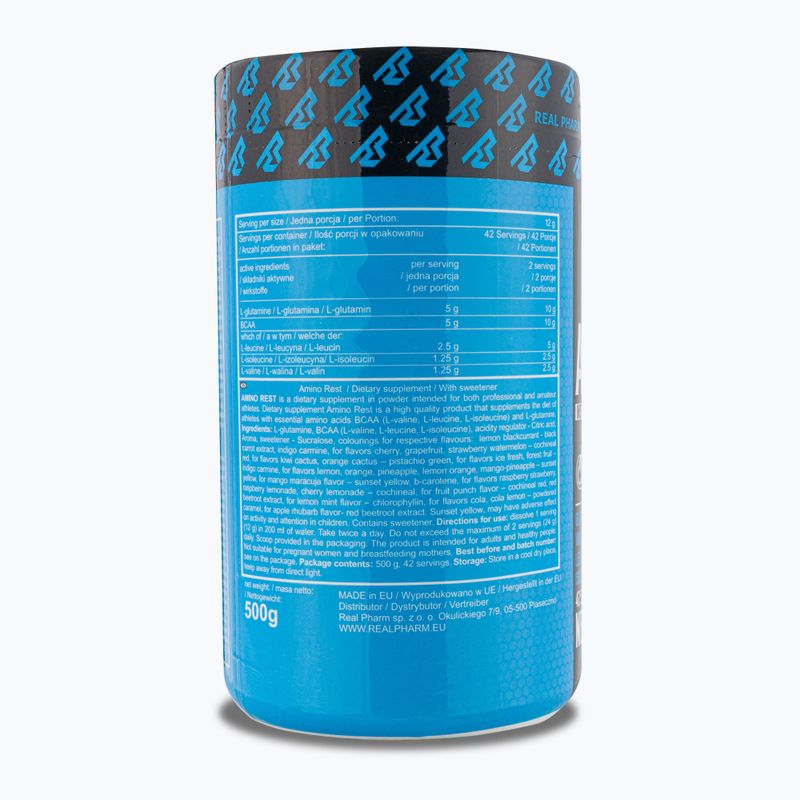 Amino Rest Real Pharm Aminosäuren 500g orange 666572 2