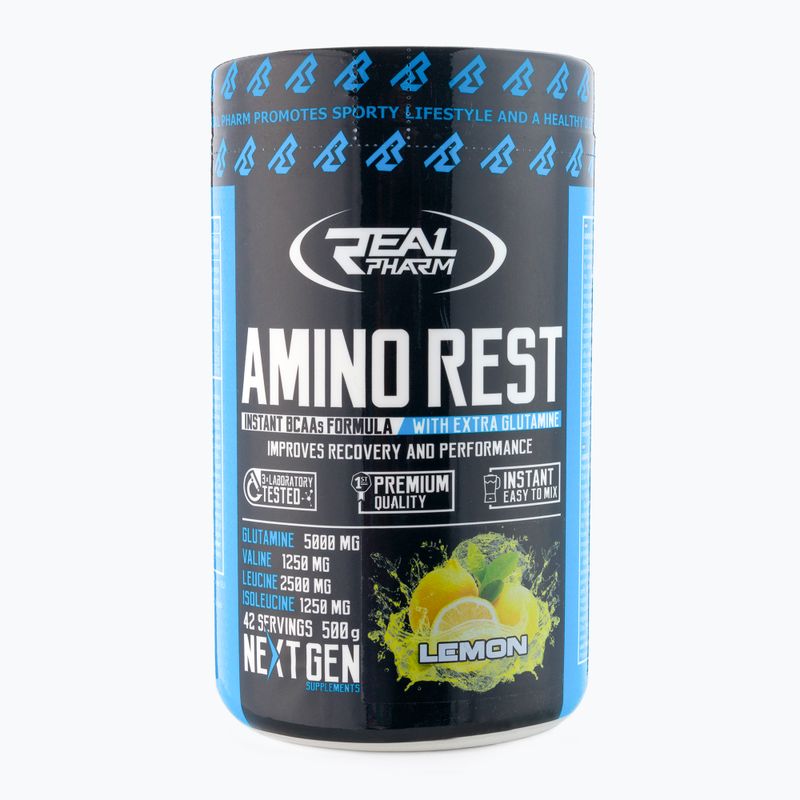 Amino Rest Real Pharm Aminosäuren 500g Zitrone 666589