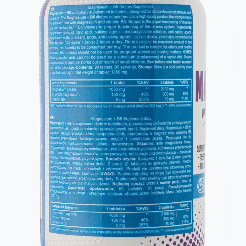 Magnez Real Pharm Magnesium+B6 90 Tabletten 2