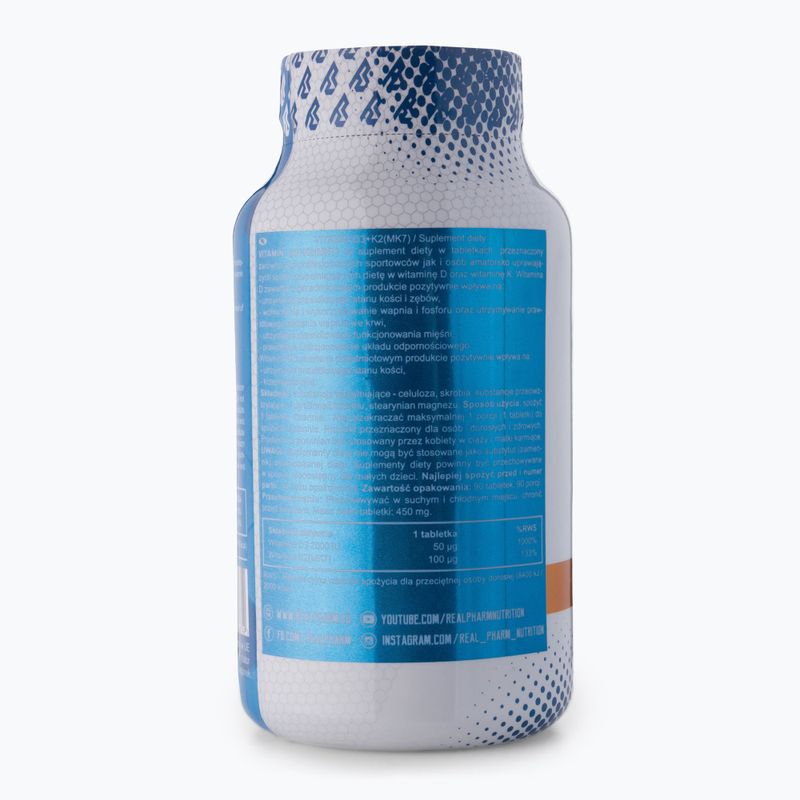 Real Pharm Vitamine D3 + K2 90 Tabletten 3