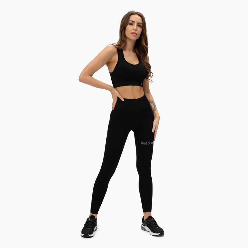 Women's Gym Glamour Push-up Leggings schwarz 311 2