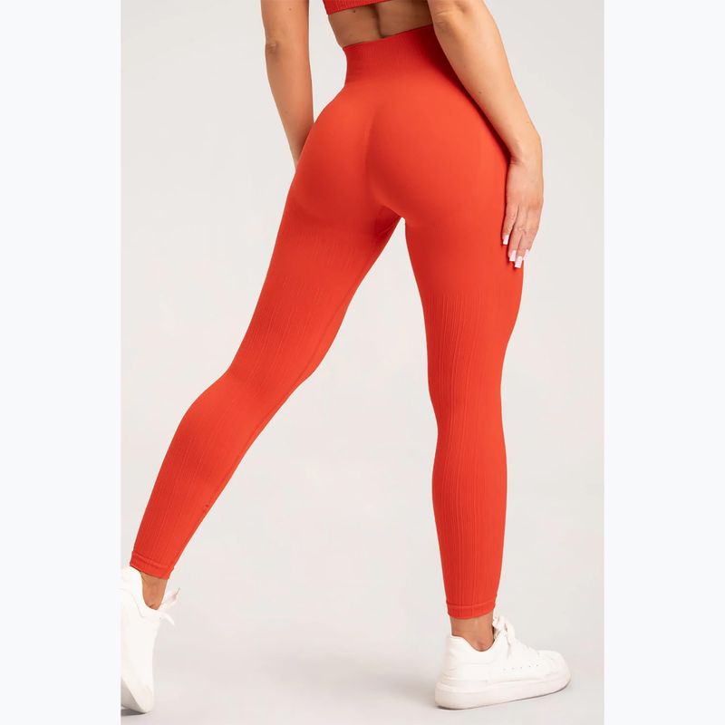 Women's Gym Glamour Push-up Leggings orange 369 18