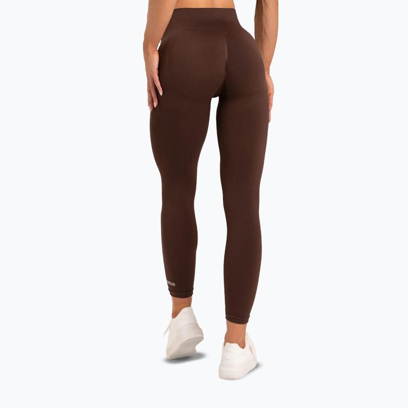 Women's Gym Glamour Push-up Leggings braun 370 3
