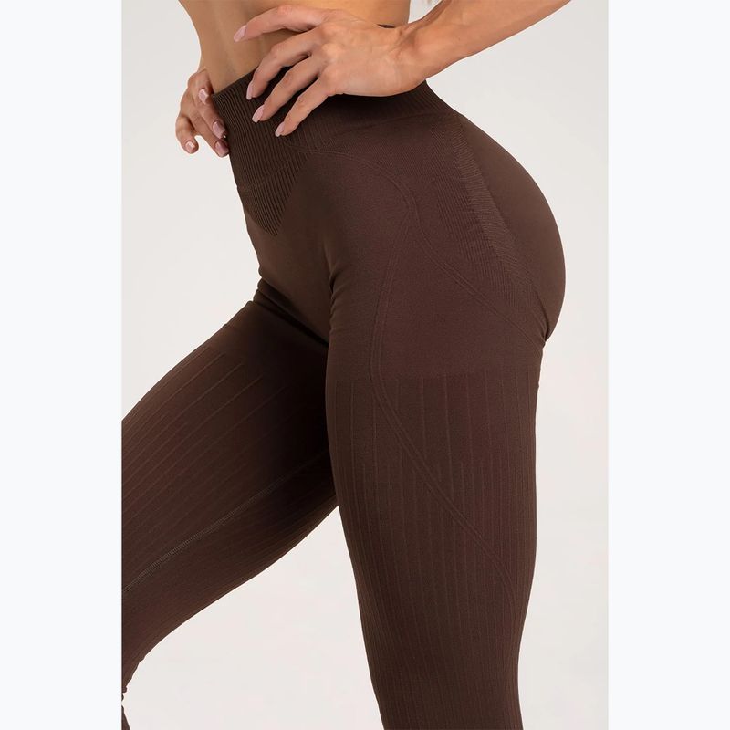 Women's Gym Glamour Push-up Leggings braun 370 7