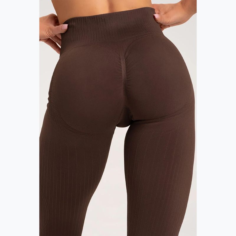 Women's Gym Glamour Push-up Leggings braun 370 9